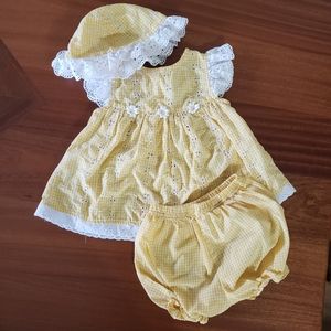 Baby Girl Checkered Outfit